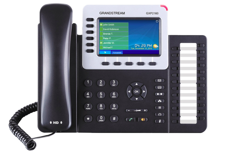 IP telefon Grandstream GXP2160 PoE Black