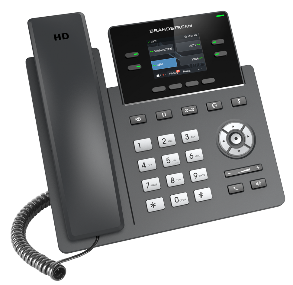 IP telefon Grandstream GRP2612W Black