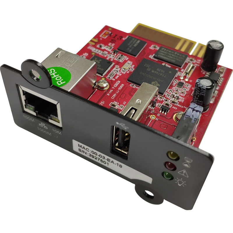 Aksessuar APC E3SOPT001, Easy UPS 3S, 3M, 3L va Galaxy PW 2-avlod uchun tarmoq kartasi