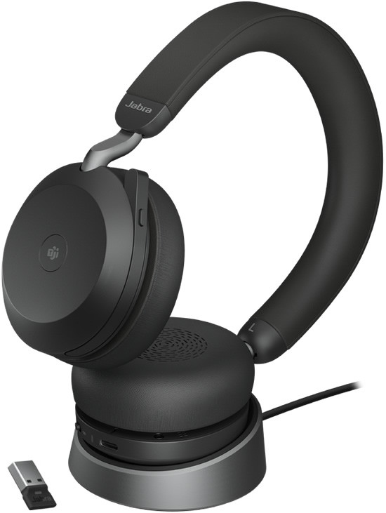 Гарнитура Jabra Evolve2 75, Link380a, Stereo, версия MS, Black