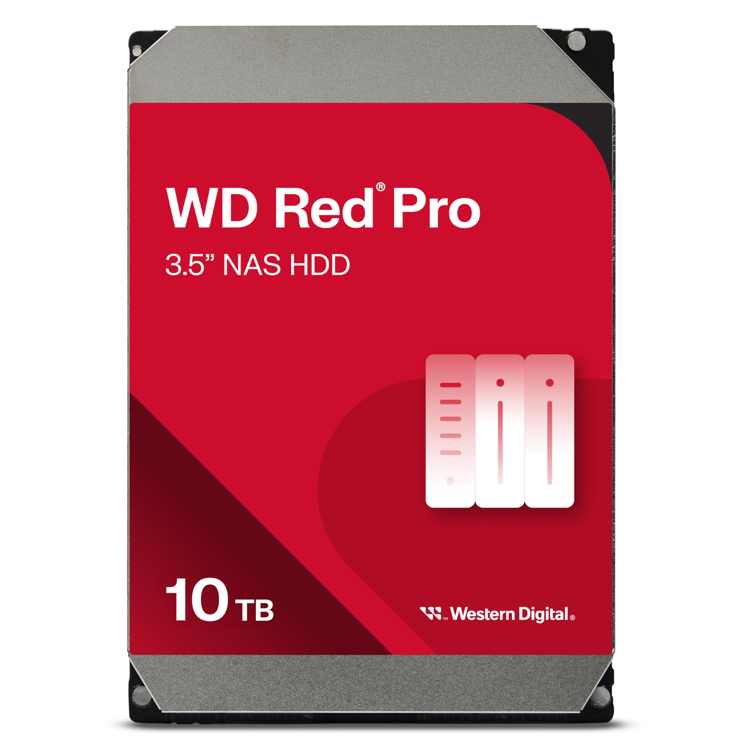 Жесткий диск WD 10TB, 256MB кеш, SATA III, 7200 об/мин, RED PLUS