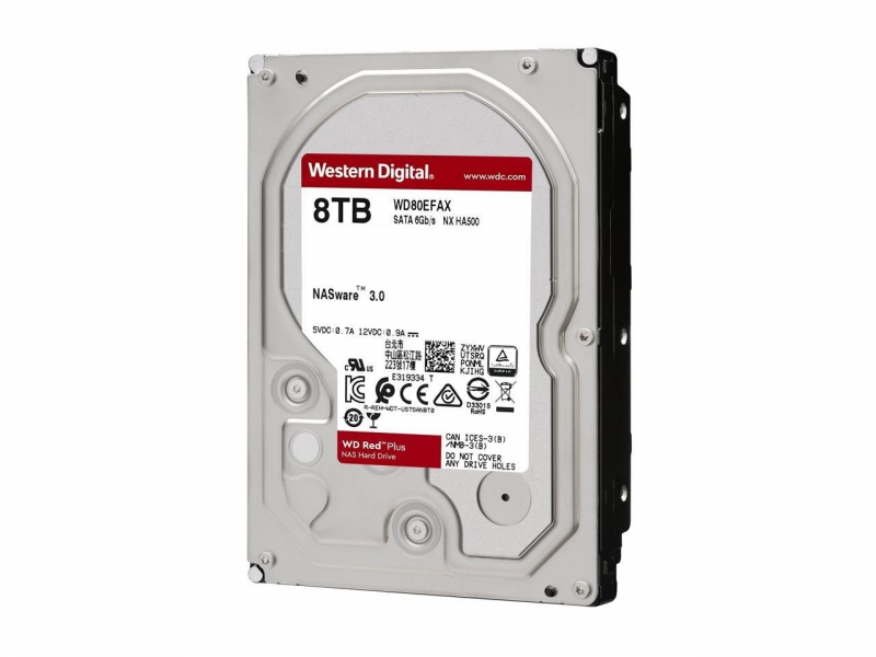 Qattiq disk WD 8TB, 256MB kesh, SATA III, 5400 ayl/min, RED PLUS