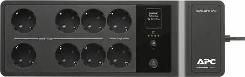 Источник бесперебойного питания APC/BE850G2-GR/Back-UPS/Line Interactive/Schuko/850 ВА/520 W