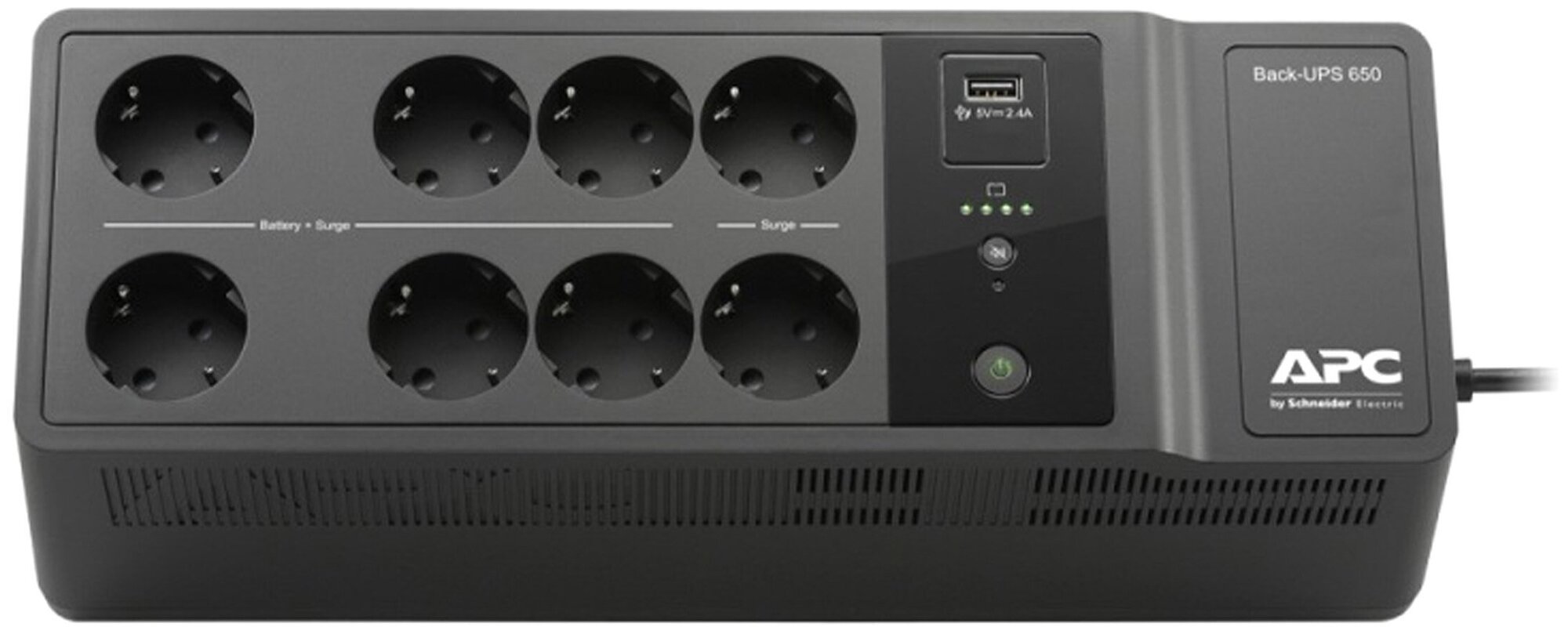 Источник бесперебойного питания APC/BE650G2-RS/Back-UPS/Line Interactive/650 ВА/400 W