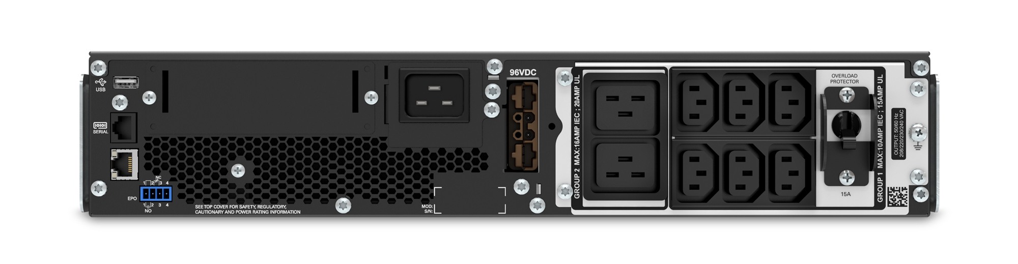 Источник бесперебойного питания APC/SRT3000RMXLI-NC/Smart/On-Line/Rack/IEC with Network Card/3 000 ВА/2 700 W