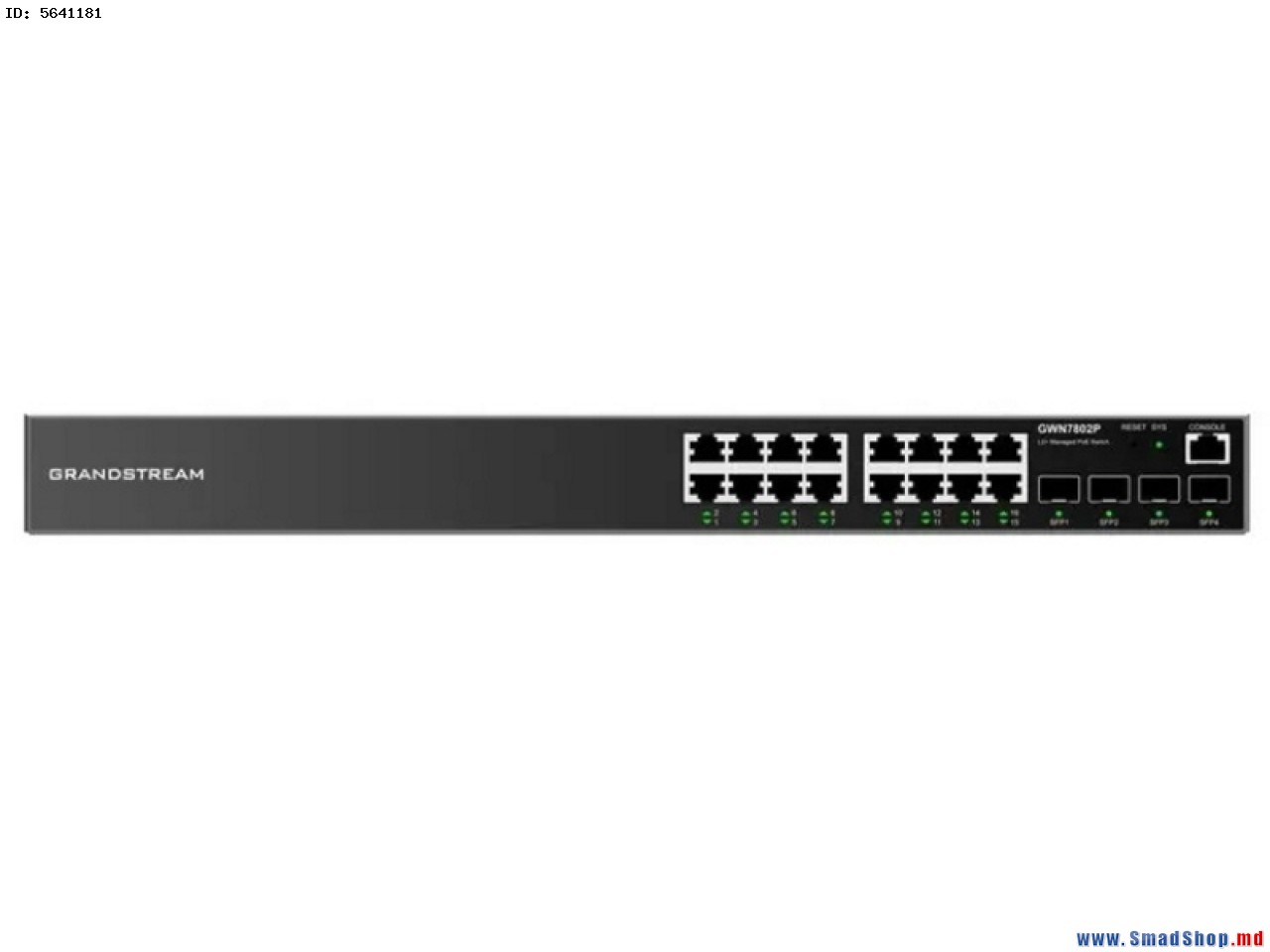 Коммутатор Grandstream GWN7802P Black