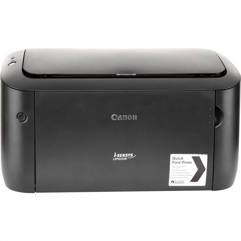Принтер лазерный Canon i-SENSYS LBP6030B (+2 оригинальных картриджа) Black
