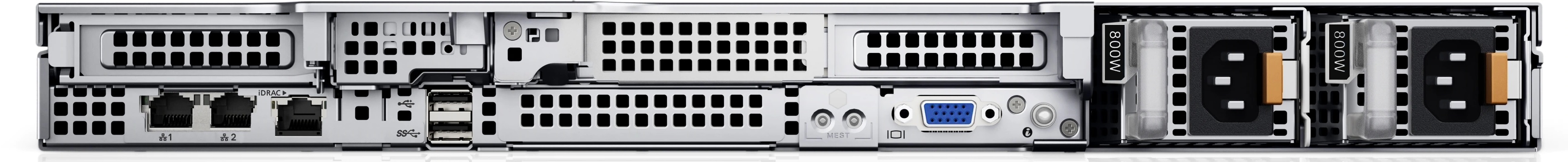 Сервер DELL EMC PowerEdge R450, 2x Intel Xeon 4310, 128GB DDR4, 4x960GB SSD, Hot-plug