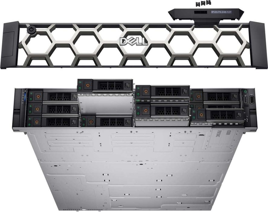 Сервер DELL PowerEdge R750xs, 2x Xeon 5318Y 24C/48T, 256GB DDR4, 8x1.92TB SSD, Hot-plug