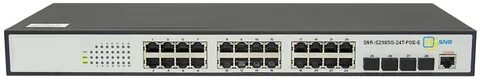 Управляемый POE коммутатор уровня 2 SNR-S2985G-24T-POE-E