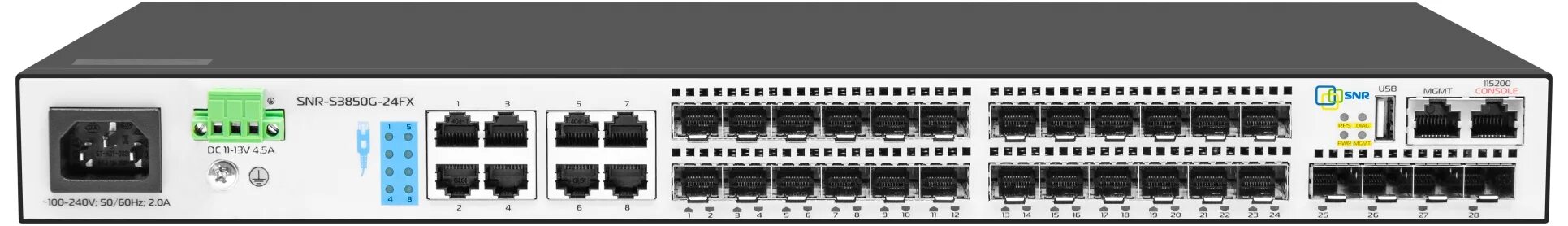 Управляемый коммутатор уровня 3 SNR-S3850G-24FX