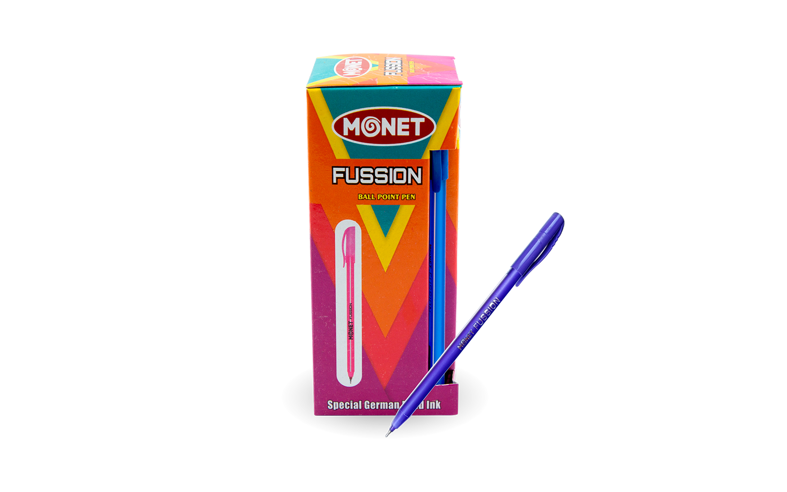 Sharikli ruchkalar Monet Fussion MN009 50 dona Blue
