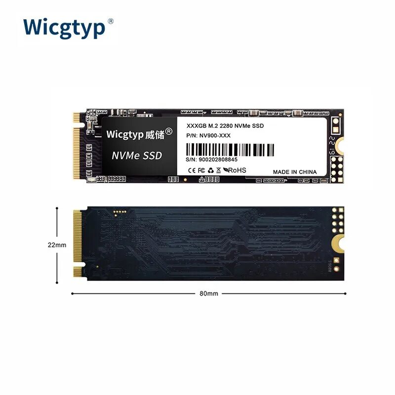 SSD M.2 NVMe 256GB Wicgtyp