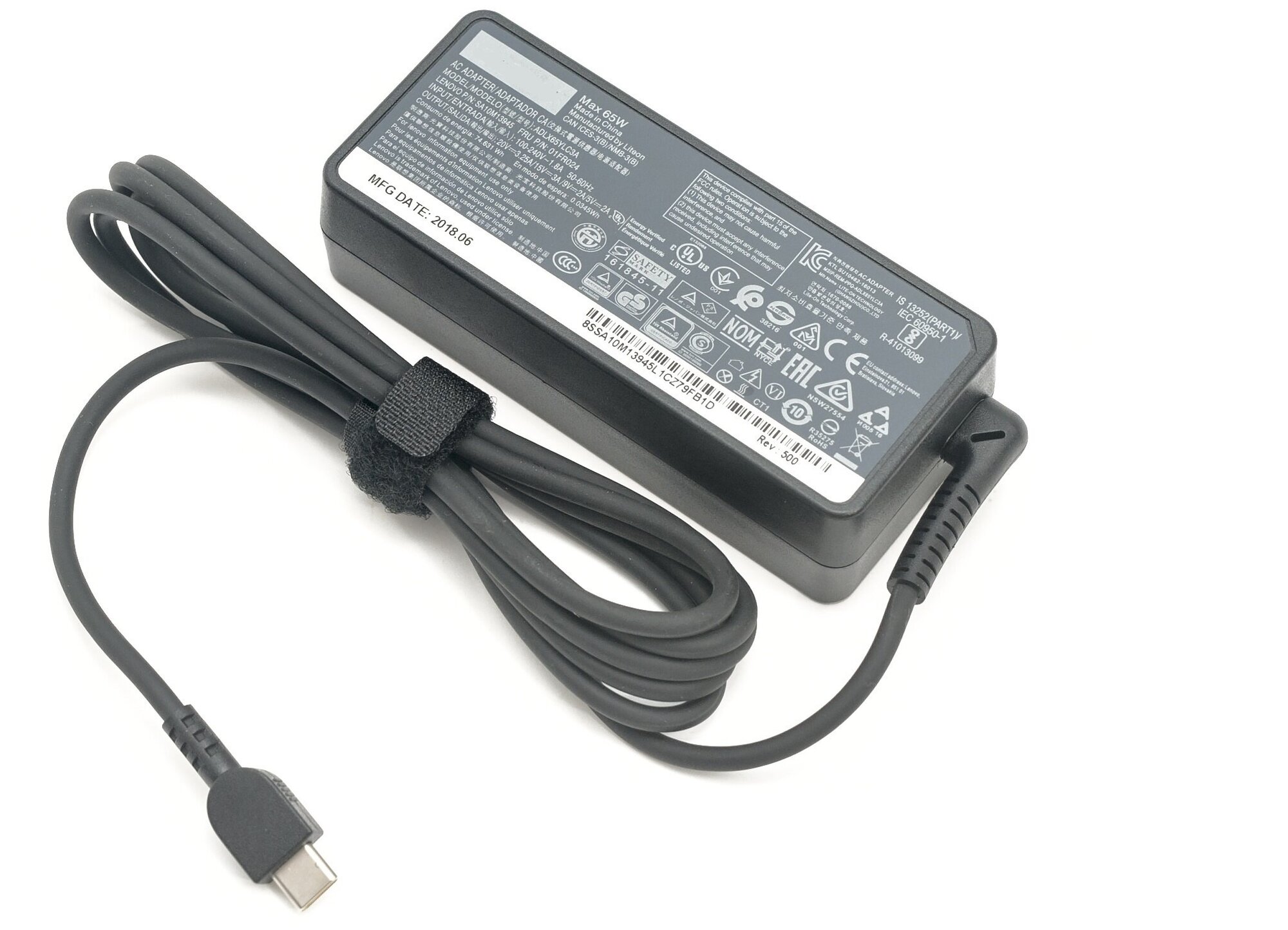 Зарядное устройство Lenovo Type C 65 W