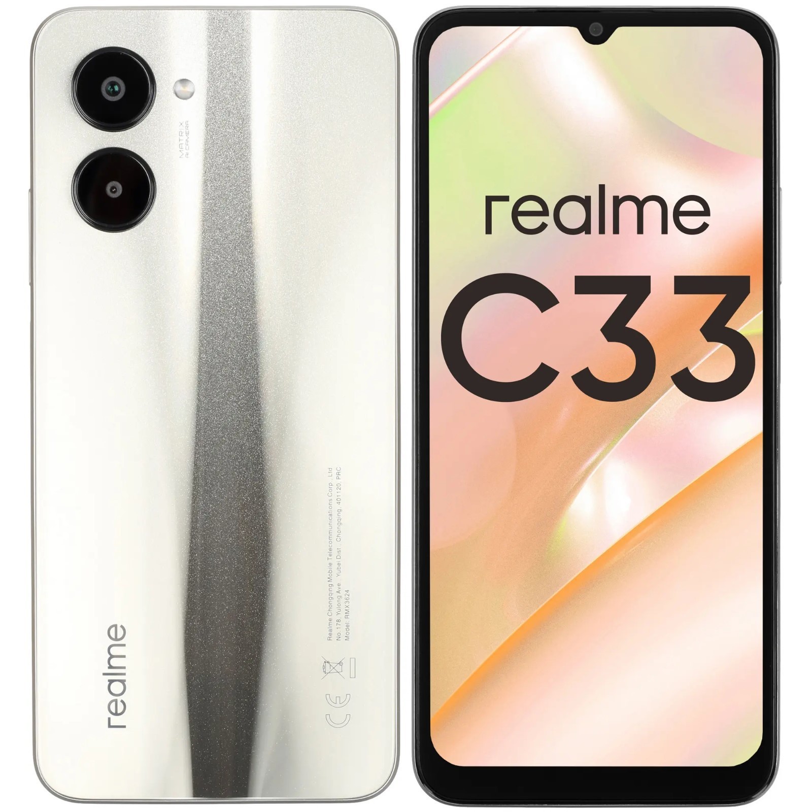 Smartfon Realme C33 4/128GB Sandy Gold