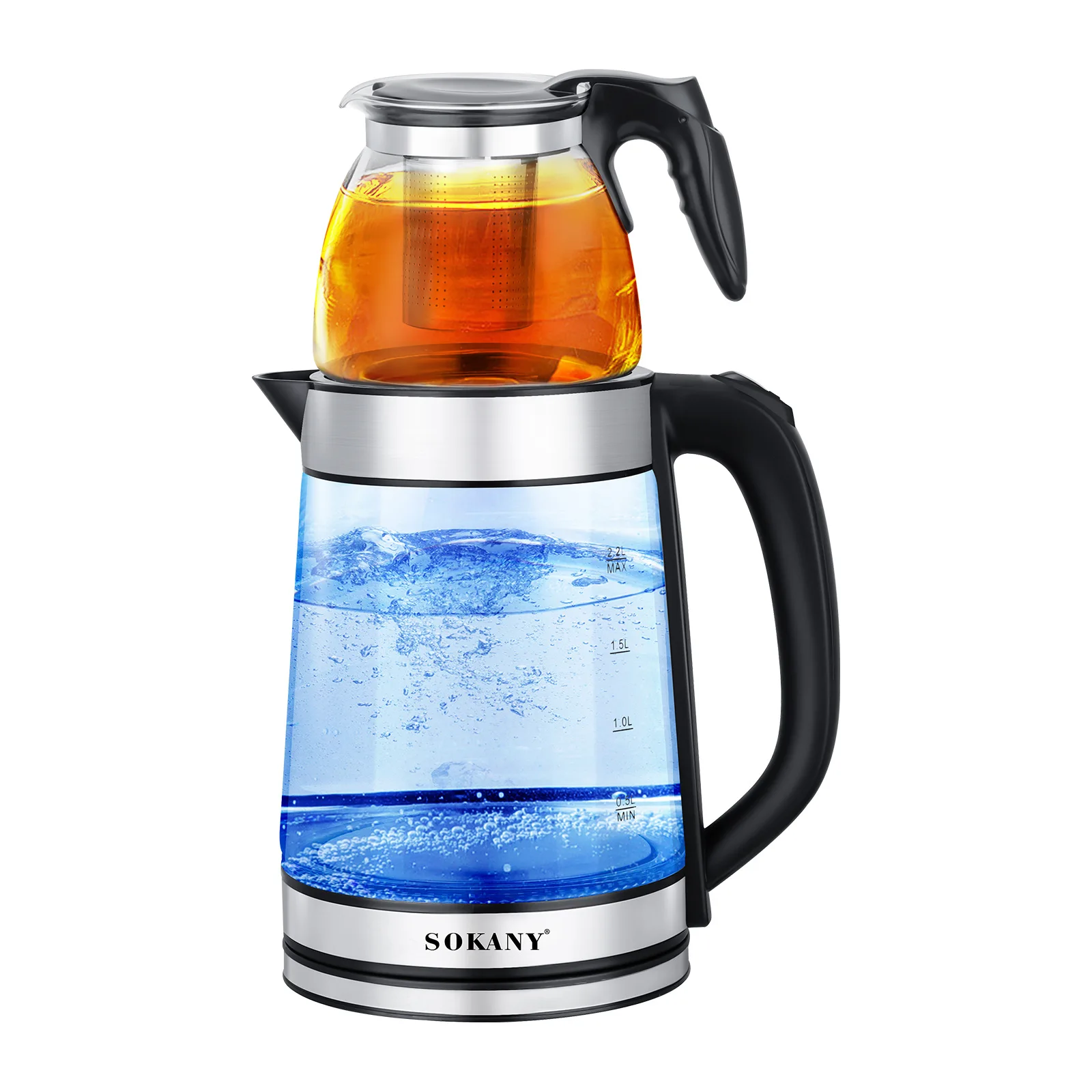 Elektr choynak – SOKANY 1089, 2.2 l, Shaffof