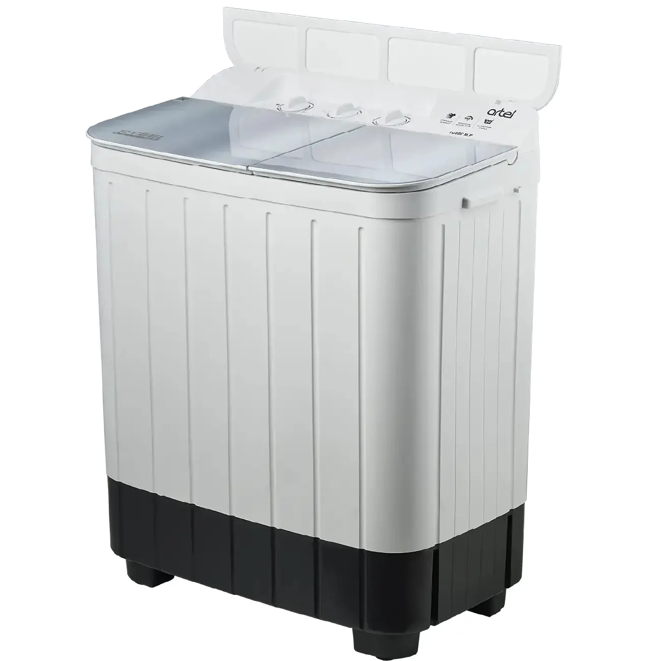 Yarim avtomatik kir yuvish mashinasi – Artel TG80FMP, 8 kg, Zanglamaydigan po‘lat