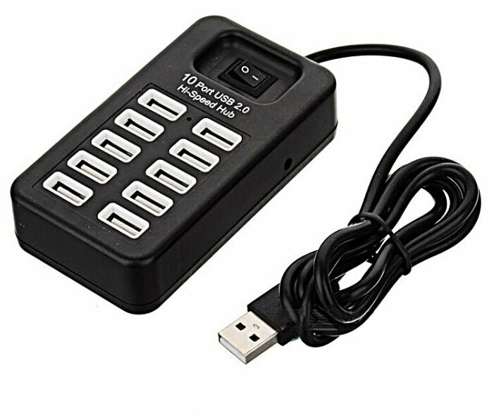 Разветвитель USB HUB 10 портов P-1603 Lemon Tree