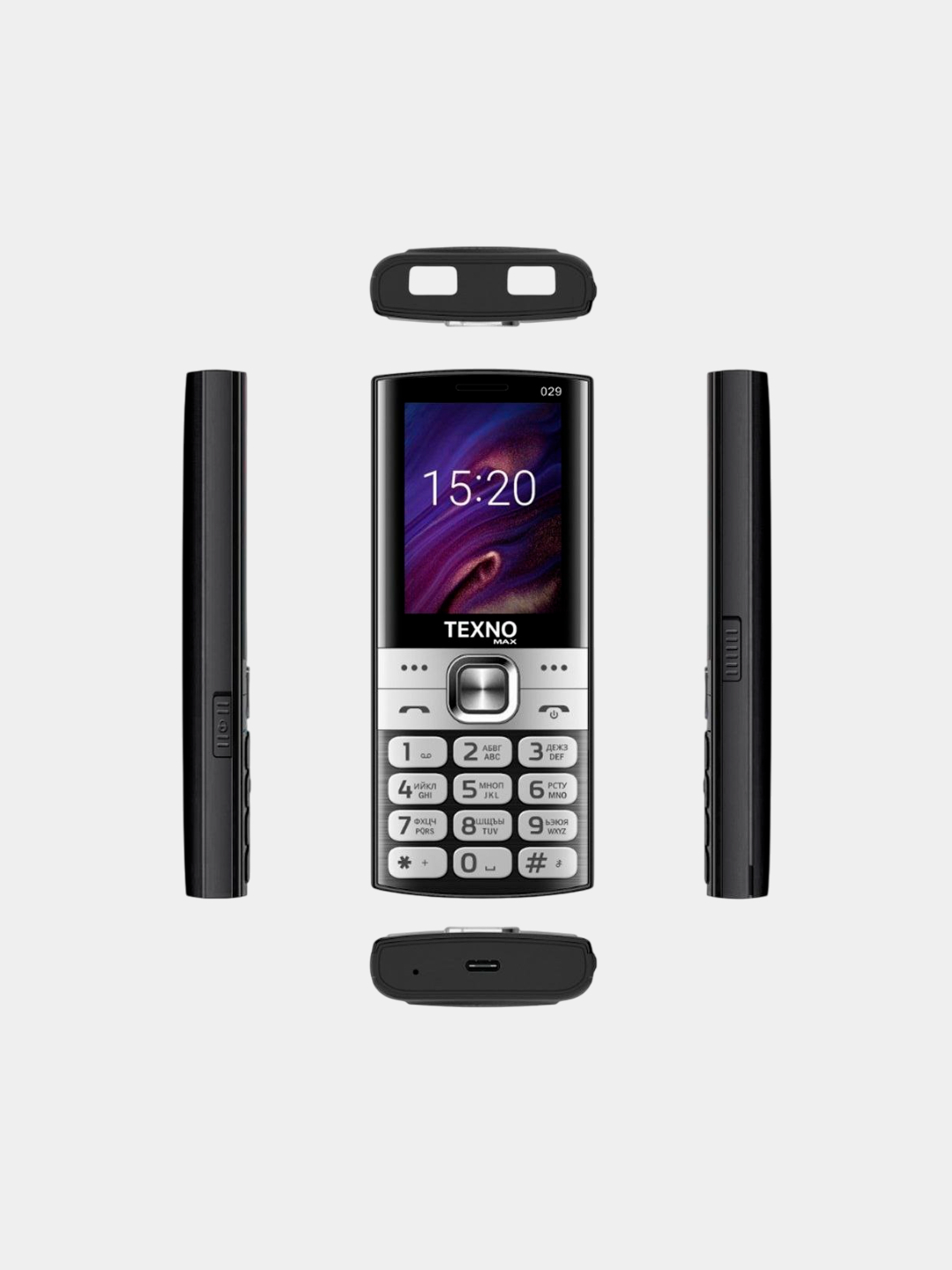 Кнопочный телефон Texno Max 029
