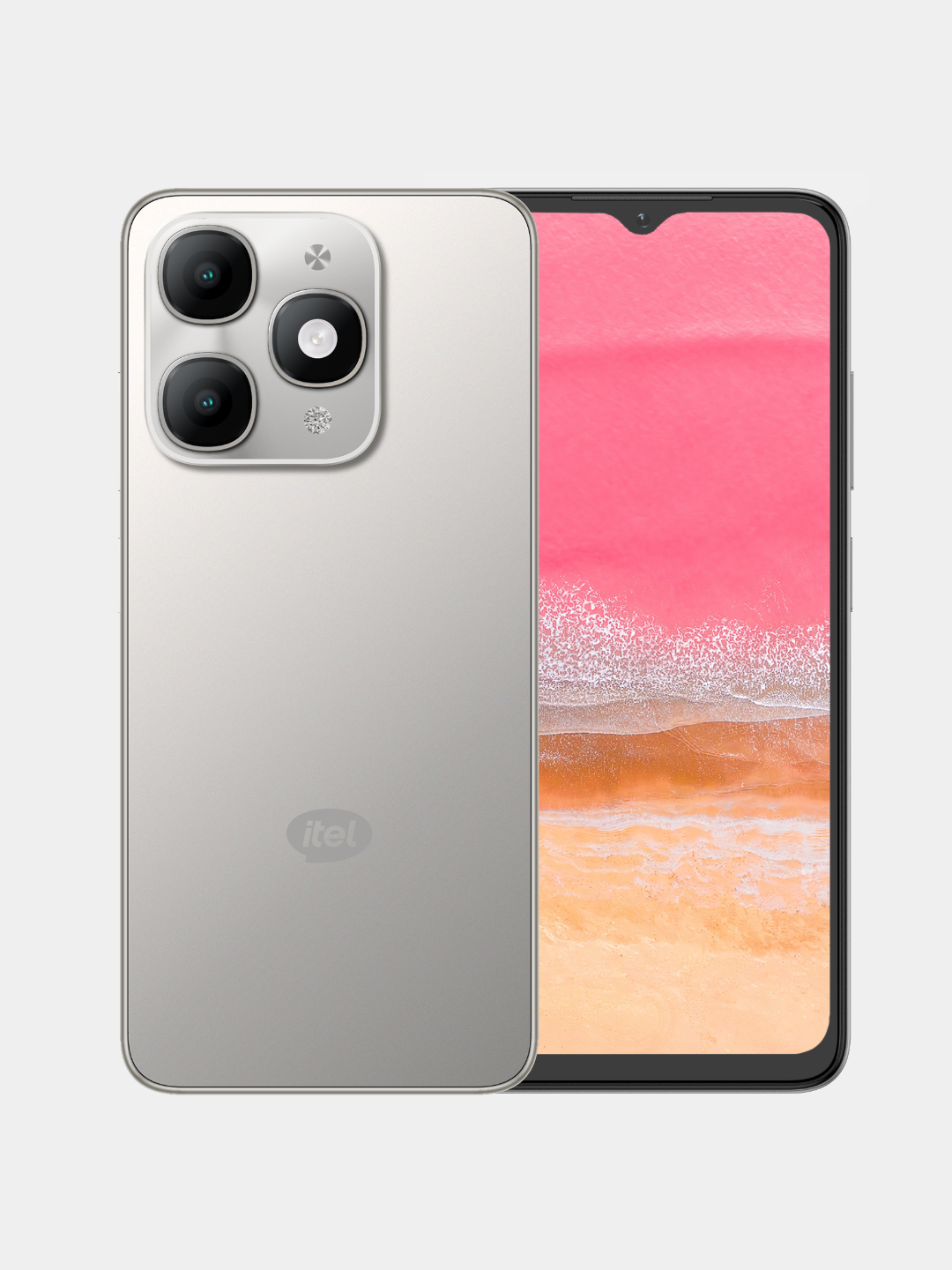 Смартфон Itel A90 - 6.6" 4/256GB, 5000мАч, Titanium