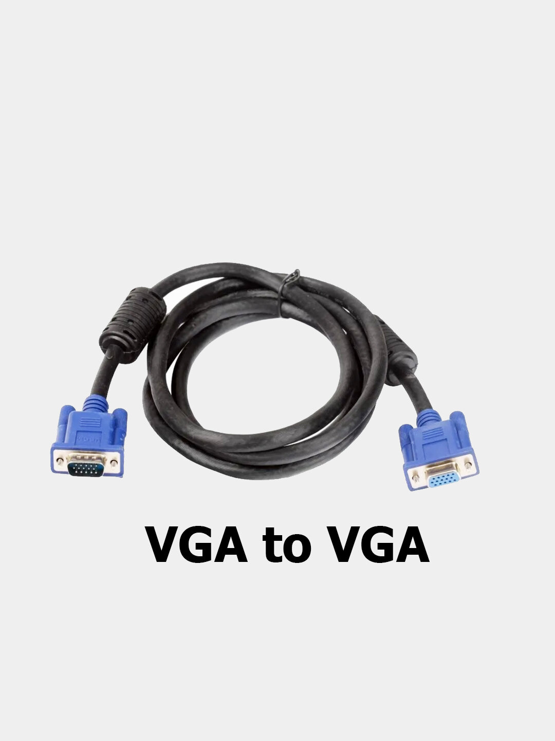Kabel VGA to VGA monitor, noutbuk va TV uchun 1.5m