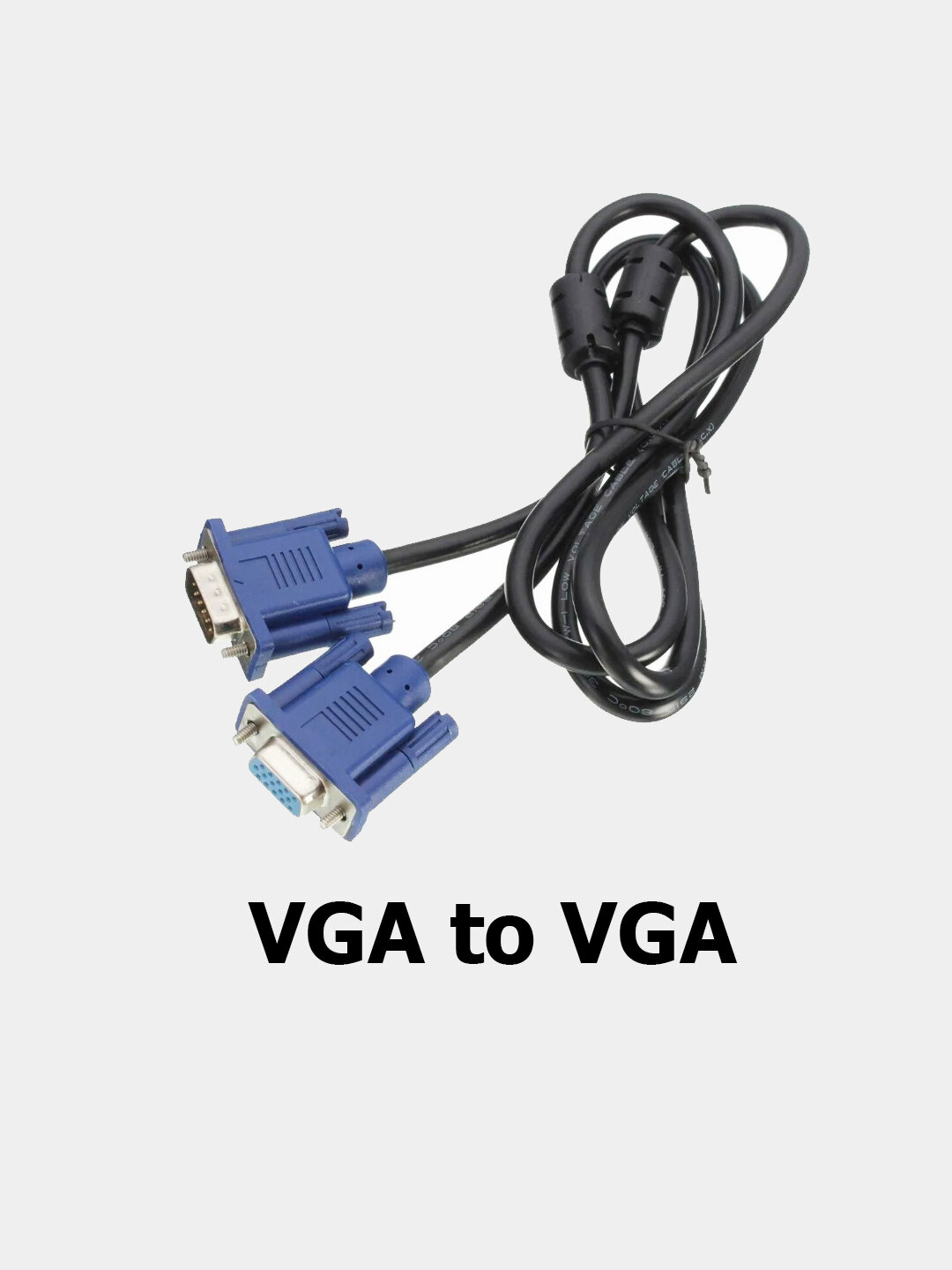 Kabel VGA to VGA monitor, noutbuk va TV uchun 1.5m