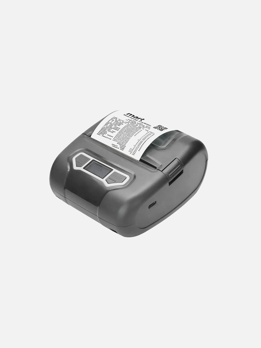 Etiketka va chek uchun termoprinter Xprinter XP-P201A Portable, 50 mm, 70 mm/s, USB + Bluetooth