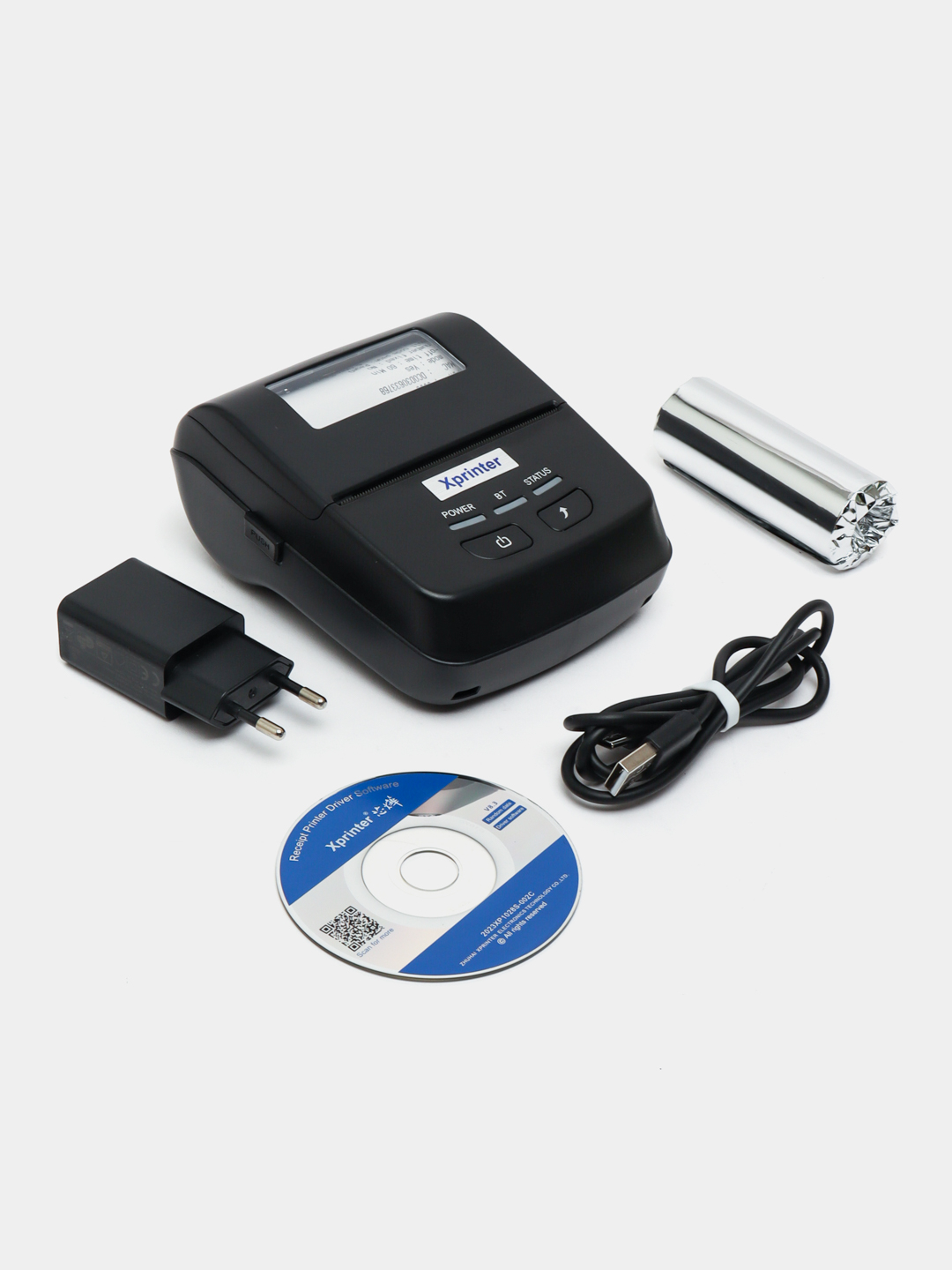 Термопринтер для чека Xprinter XP-P801A Portable 80mm 70mm/s USB+Bluetooth